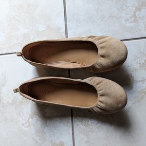 J.Crew Suede Ballet Flats